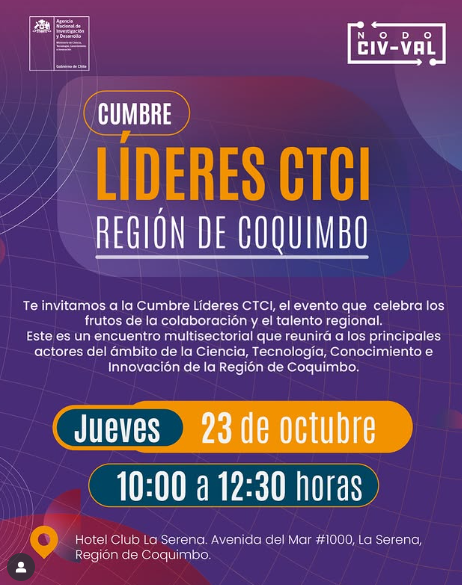 CeTA Norte participará en la Cumbre Nodo CIV VAL de Líderes de CTCI
