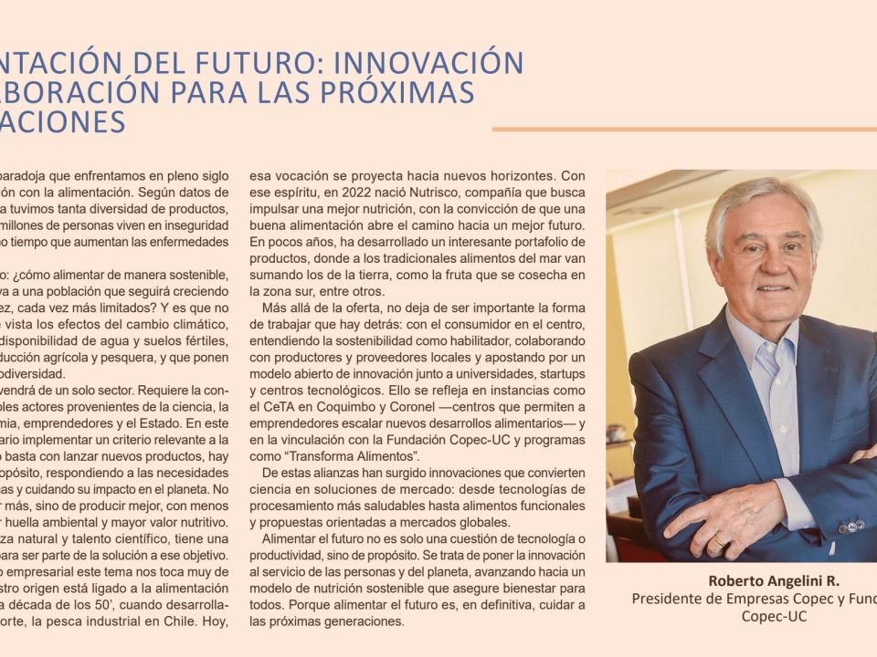 CeTA es destacado por Roberto Angelini en columna sobre innovación alimentaria CeTA es destacado por Roberto Angelini en columna sobre innovación alimentaria