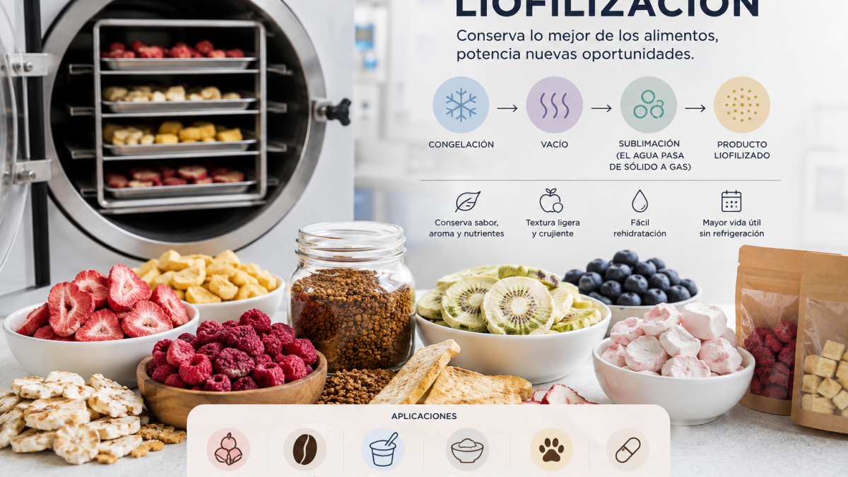 Liofilización: tecnología para desarrollar alimentos con mayor valor agregado